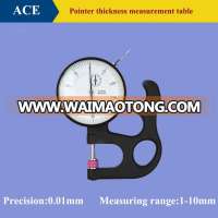 High Precision Portable Pointer thickness gauge meter